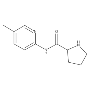 N-(5-Methylpyridin-2-YL)pyrrolidine-2-carboxamide Structure