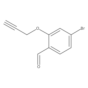 4-Bromo-2-(prop-2-ynyloxy)benzaldehyde Structure