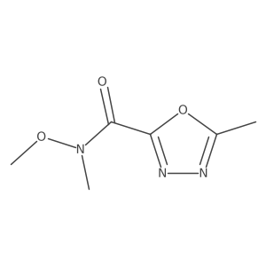 N-methoxy-N-methyl-5-methyl-1,3,4-oxadiazole-2-carboxamide Structure