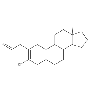 (8R,9R,10S,13S,14S)-2-Allyl-13-methyl-4,5,6,7,8,9,10,11,12,13,14,15,16,17-tetradecahydro-1H-cyclopenta[a]phenanthren-3-ol Structure