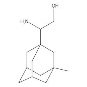 I(2)-Amino-3-methyltricyclo[3.3.1.13,7]decane-1-ethanol Structure