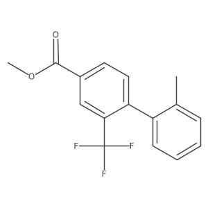 Methyl 2'-methyl-2-(trifluoromethyl)-[1,1'-biphenyl]-4-carboxylate结构式