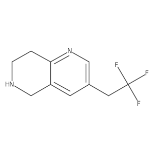3-(2,2,2-Trifluoroethyl)-5,6,7,8-tetrahydro-1,6-naphthyridine Structure