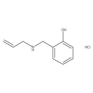 2-{[(Prop-2-en-1-yl)amino]methyl}phenol hydrochloride Structure