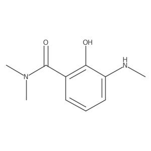 2-Hydroxy-N,N-dimethyl-3-(methylamino)benzamide Structure