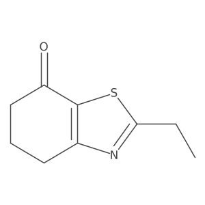2-Ethyl-4,5,6,7-tetrahydro-1,3-benzothiazol-7-one Structure