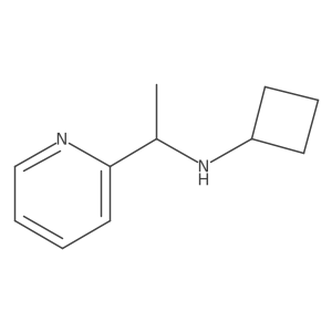 N-[1-(pyridin-2-yl)ethyl]cyclobutanamine Structure