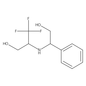 (2R)-2-[[(1R)-1-Phenyl-2-hydroxyethyl]amino]-3,3,3-trifluoro-1-propanol Structure