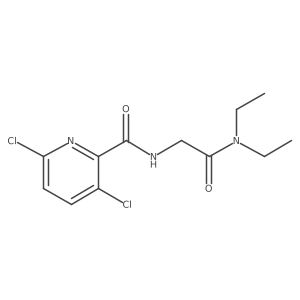 2-[(3,6-dichloropyridin-2-yl)formamido]-N,N-diethylacetamide Structure
