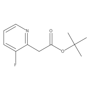 Tert-butyl 2-(3-fluoropyridin-2-YL)acetate Structure