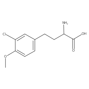 2-Amino-4-(3-chloro-4-methoxyphenyl)butanoic acid Structure