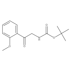Tert-butyl (2-(2-methoxyphenyl)-2-oxoethyl)carbamate Structure