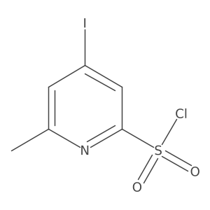 4-Iodo-6-methylpyridine-2-sulfonyl chloride结构式