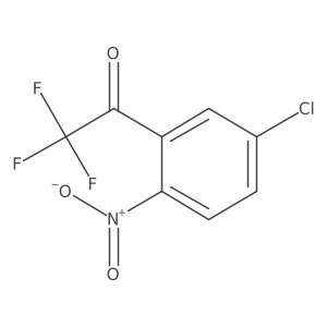 1-(5-Chloro-2-nitrophenyl)-2,2,2-trifluoroethan-1-one结构式