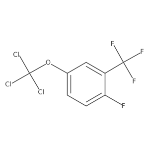 1-Fluoro-4-(trichloromethoxy)-2-(trifluoromethyl)benzene Structure