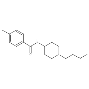 N-[1-(2-Methoxyethyl)piperidin-4-YL]-4-methylbenzamide Structure