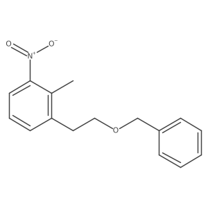 1-(2-(Benzyloxy)ethyl)-2-methyl-3-nitrobenzene结构式