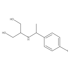 2-{[1-(4-Iodophenyl)ethyl]amino}propane-1,3-diol结构式