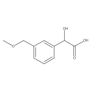 2-Hydroxy-2-[3-(methoxymethyl)phenyl]acetic acid结构式