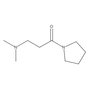 3-(Dimethylamino)-1-pyrrolidin-1-ylpropan-1-one Structure
