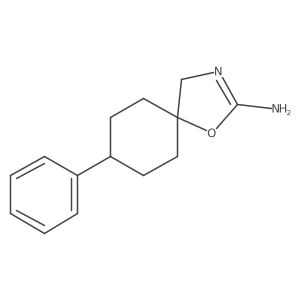8-Phenyl-1-oxa-3-azaspiro[4.5]dec-2-en-2-amine结构式