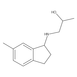 1-[(6-Methyl-2,3-dihydro-1H-inden-1-yl)amino]propan-2-ol Structure
