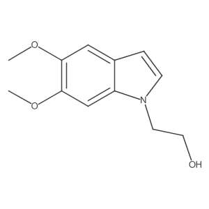 2-(5,6-Dimethoxy-1H-indol-1-yl)ethan-1-ol Structure