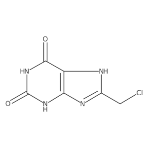 8-(Chloromethyl)-1H-purine-2,6(3H,9H)-dione Structure