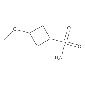 3-Methoxycyclobutane-1-sulfonamide结构式