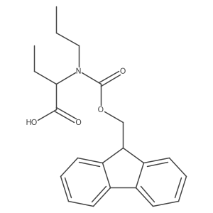 2-({[(9H-fluoren-9-yl)methoxy]carbonyl}(propyl)amino)butanoic acid结构式
