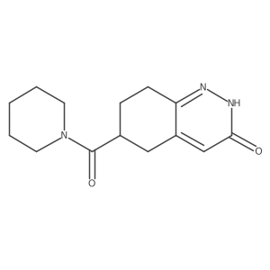 6-(Piperidine-1-carbonyl)-5,6,7,8-tetrahydrocinnolin-3(2H)-one Structure