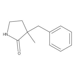 3-Benzyl-3-methylpyrrolidin-2-one结构式