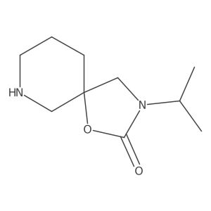 3-(Propan-2-YL)-1-oxa-3,7-diazaspiro[4.5]decan-2-one Structure