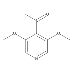 1-(3,5-Dimethoxypyridin-4-yl)ethan-1-one结构式