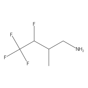 3,4,4,4-Tetrafluoro-2-methylbutan-1-amine Structure