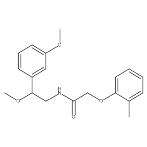 N-(2-methoxy-2-(3-methoxyphenyl)ethyl)-2-(o-tolyloxy)acetamide Structure