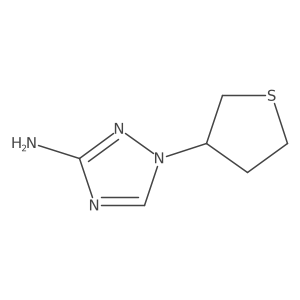 1-(Thiolan-3-yl)-1H-1,2,4-triazol-3-amine结构式