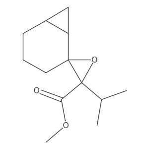Methyl 3'-(propan-2-yl)spiro[bicyclo[4.1.0]heptane-2,2'-oxirane]-3'-carboxylate Structure