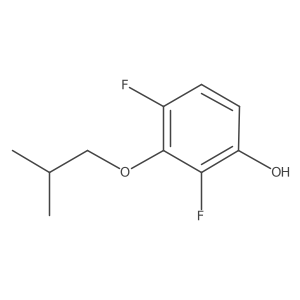 2,4-Difluoro-3-(2-methylpropoxy)phenol结构式