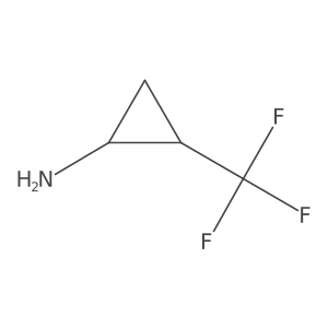(1S,2S)-2-(Trifluoromethyl)cyclopropan-1-amine Structure