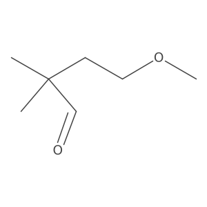 4-Methoxy-2,2-dimethylbutanal Structure