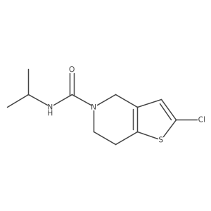 2-chloro-N-isopropyl-6,7-dihydrothieno[3,2-c]pyridine-5(4H)-carboxamide Structure