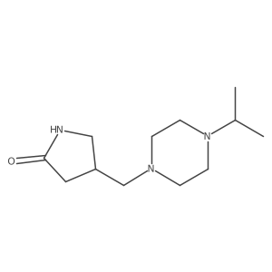 4-((4-Isopropylpiperazin-1-yl)methyl)pyrrolidin-2-one Structure