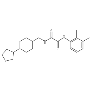 N1-(2,3-dimethylphenyl)-N2-((1-(tetrahydrothiophen-3-yl)piperidin-4-yl)methyl)oxalamide Structure