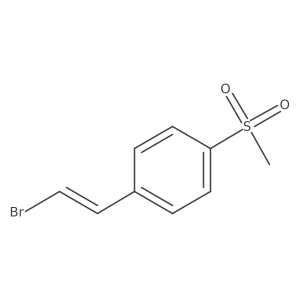 1-(2-Bromoethenyl)-4-methanesulfonylbenzene Structure