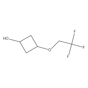 3-(2,2,2-Trifluoroethoxy)cyclobutan-1-ol Structure
