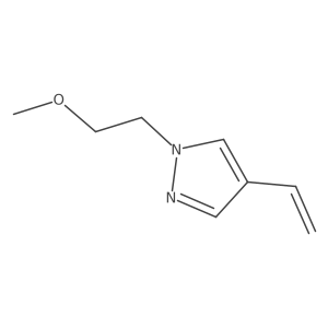4-ethenyl-1-(2-methoxyethyl)-1H-pyrazole Structure