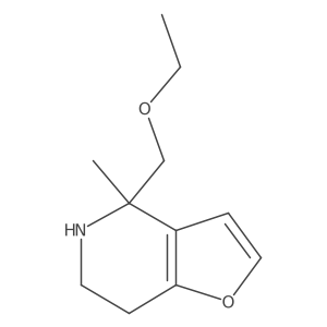 4-(ethoxymethyl)-4-methyl-4H,5H,6H,7H-furo[3,2-c]pyridine Structure