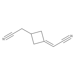 3-(Cyanomethylene)cyclobutaneacetonitrile Structure