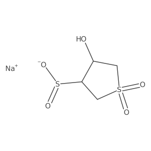 Sodium 4-hydroxy-1,1-dioxo-1lambda6-thiolane-3-sulfinate Structure